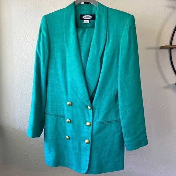 Vintage Kate McNaughton Suit Set Skirt and Blazer size 6 - Picture 2 of 16